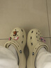 卡骆驰（CROCS）经典云朵洞洞鞋时尚百搭女鞋花园鞋沙滩鞋|206750 骨白色-2Y2(含智必星) 36 /37(230mm) 实拍图