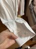 罗蒙儿童衬衫男童长袖白衬衫小学生校园服饰女童白衬衣童装 白色 160 实拍图
