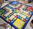 得力（deli）飞行棋地毯儿童玩具小学生棋类益智家庭亲子互动露营 60*60cm 实拍图