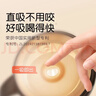 世喜吸管奶嘴一岁以上大宝宝儿童喝奶直饮奶嘴宽口径硅胶奶瓶杯配件 吸管奶嘴+重力球吸管 实拍图