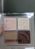 COLOUR ZONE 色彩地带大地色眼影盘哑光闪粉亮片腮红高光提亮修容一体情人节礼物送老婆 实拍图