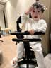 AMORHOME溜娃婴儿推车轻便可折叠简易伞车遛娃神器高景观儿童手推车 午夜蓝【全包升级+置物包】 实拍图