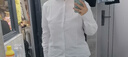 高绅风度长袖衬衫女士衬衣正装商务修身职业工装免烫衬衣女白色工作服 长袖方领纯白色【到货快】 41 /4XL码 实拍图