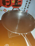 赫巴兹（HZIB）炒锅不粘锅316不锈钢炒锅炒菜锅具少油烟平底炒锅电磁炉燃气通用 双面屏+全钢盖内径32外径 34cm 实拍图
