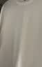 真维斯（Jeanswest）300g重磅纯棉短袖t恤夏季圆领五分袖宽松百搭打底衫男女基础款tee 白色(纯色) 2XL (185) (体重170-190斤) 实拍图
