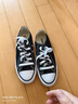 匡威（Converse）All Star夏季经典帆布男女低帮休闲运动鞋黑色101001 101001/黑色 36 实拍图