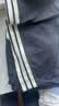 阿迪达斯（adidas）运动裤女宽松阔腿棉质休闲舒适百搭毛圈布香蕉裤 黑 L 实拍图