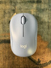 罗技（Logitech）M221 轻音鼠标 无线鼠标 办公鼠标 对称鼠标 带无线微型接收器 雾霭蓝 实拍图