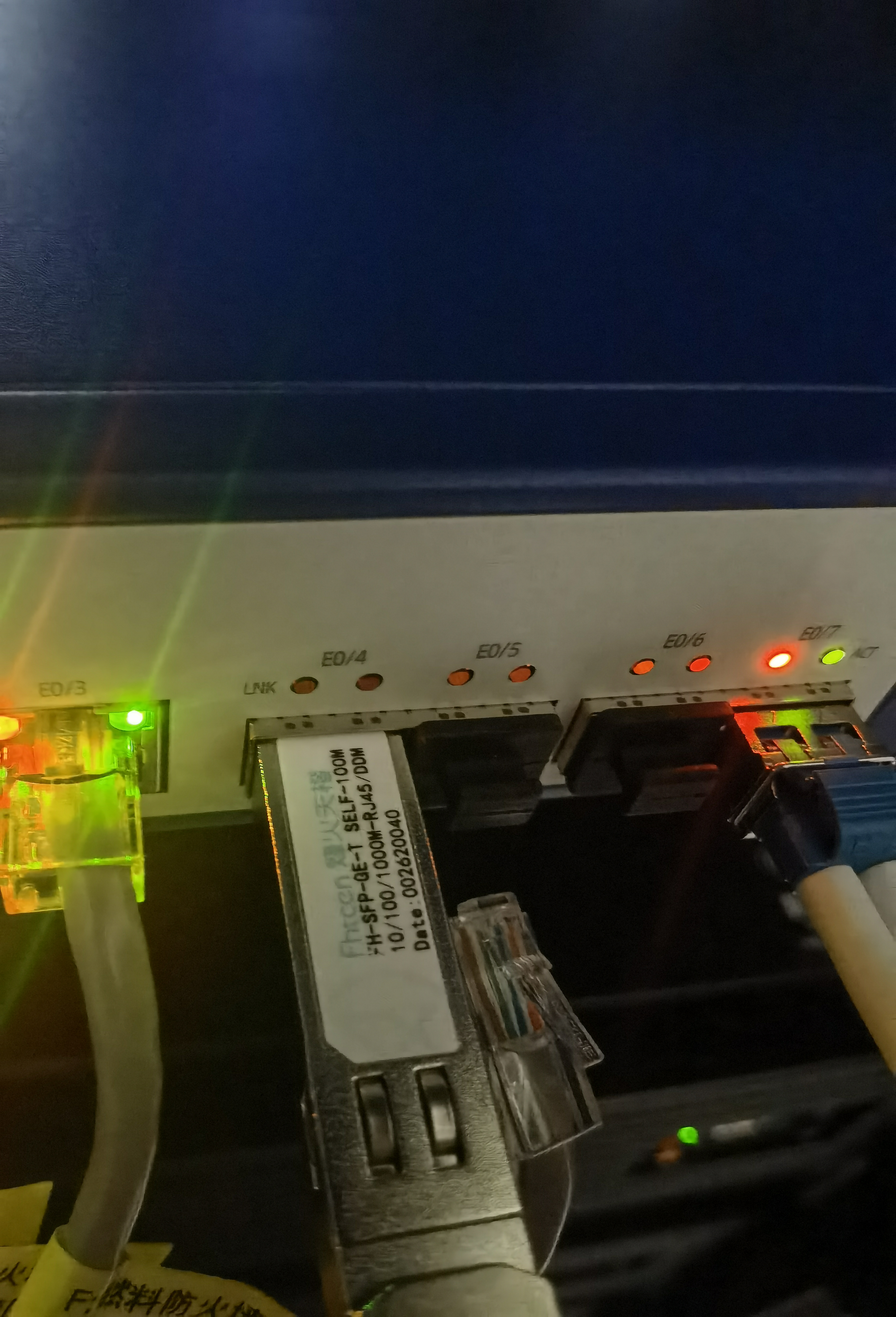 烽火天橙SFP电口模块 1.25G自适应千兆光口转电口模块RJ45网口传输100米FH-SFP-GE-T/SELF-100M1支 实拍图