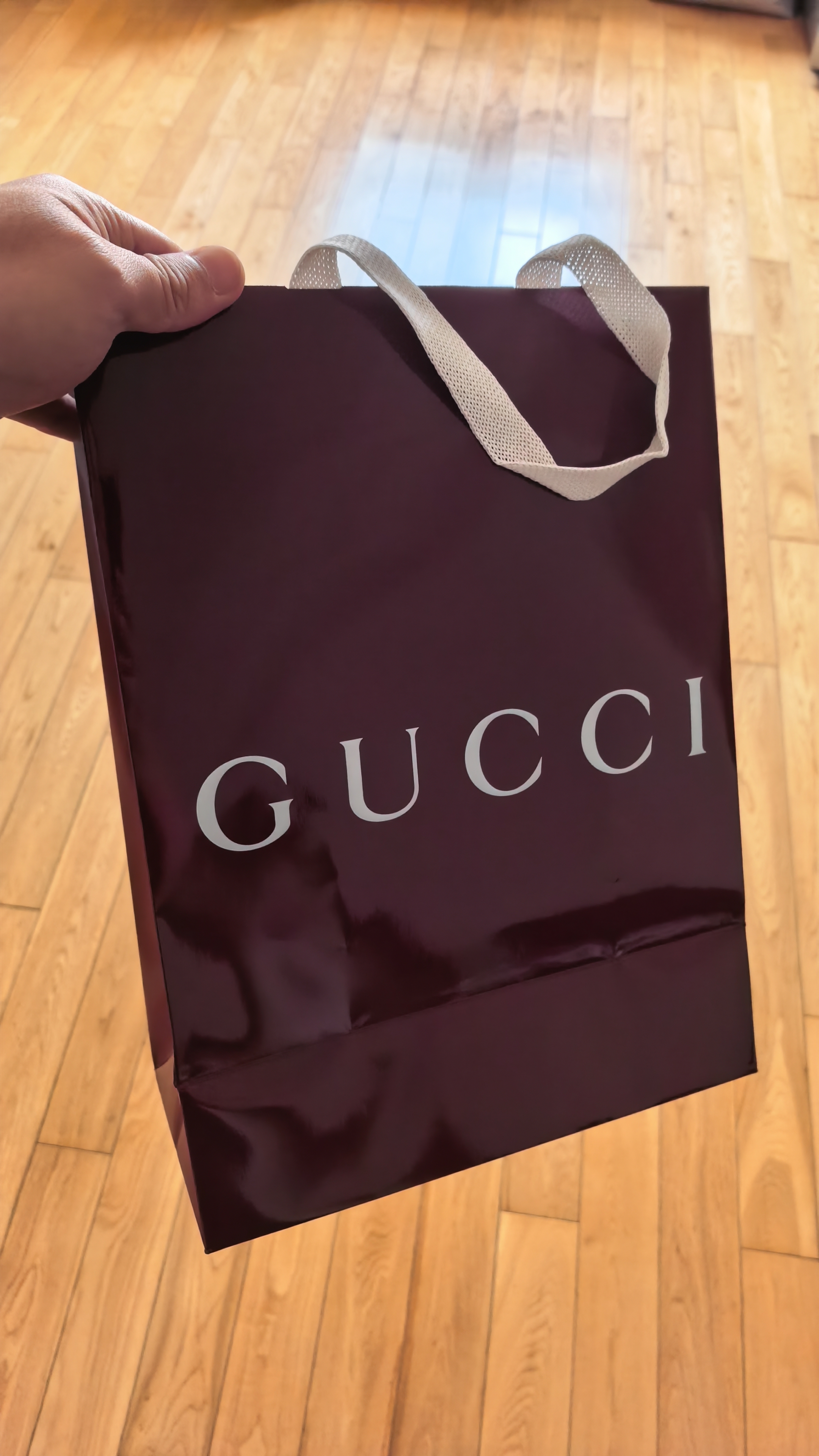 GUCCI古驰饰互扣式双G细节腰带3.5厘米宽 黑色 100cm 实拍图