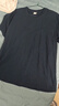【京东直采】重磅纯棉 圆领短袖男款t恤衣服女士t恤服装真5折专场 藏青（短袖） XL （125-140斤） 实拍图
