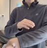 探拓（TECTOP）抓绒衣 保暖抓绒衣立领半开衫抓绒衣 033 男款灰色 3XL 实拍图