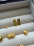 周六福 黄金999元宝金条小金豆爱心赏金玩咖投资金 计价 花生-2g 实拍图