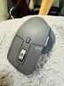 罗技（Logitech）大师系列 MX Master 3S 菁英版 无线蓝牙鼠标  办公静音鼠标 人体工学 石墨黑 无线接收器需另购买 实拍图