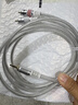 秋叶原（CHOSEAL）3.5mm转双莲花音频线 双层屏蔽 银亮铝壳 一分二红白2RCA公对公 手机电脑音响转接线 2米 QS6776T2 实拍图