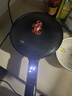 牧利派电炒锅炒菜电煮锅电火锅多功能家用电热锅多用途锅不粘锅一锅多用蒸煮煎炒一体锅小家电料理锅插电 雅黑色-电炒锅不粘锅 带木铲【配加长电线】 特厚款3.5升 智能款+蒸笼 1-3人 实拍图
