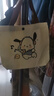 小熊帆布包女学生便携上班帆布兜手提包手拎便当帆布袋 帕恰狗（带按扣）活动 实拍图