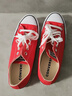 匡威（Converse）All Star夏季经典帆布男女低帮休闲运动鞋黑色1Z635 101007/红色 36 实拍图