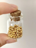 洲足金999金珠黄金小金珠金豆古法金珠DIY配件散珠隔珠路路通转运珠 3mm金珠  合单满 0.16g 包邮 多颗混发约0.08g 实拍图