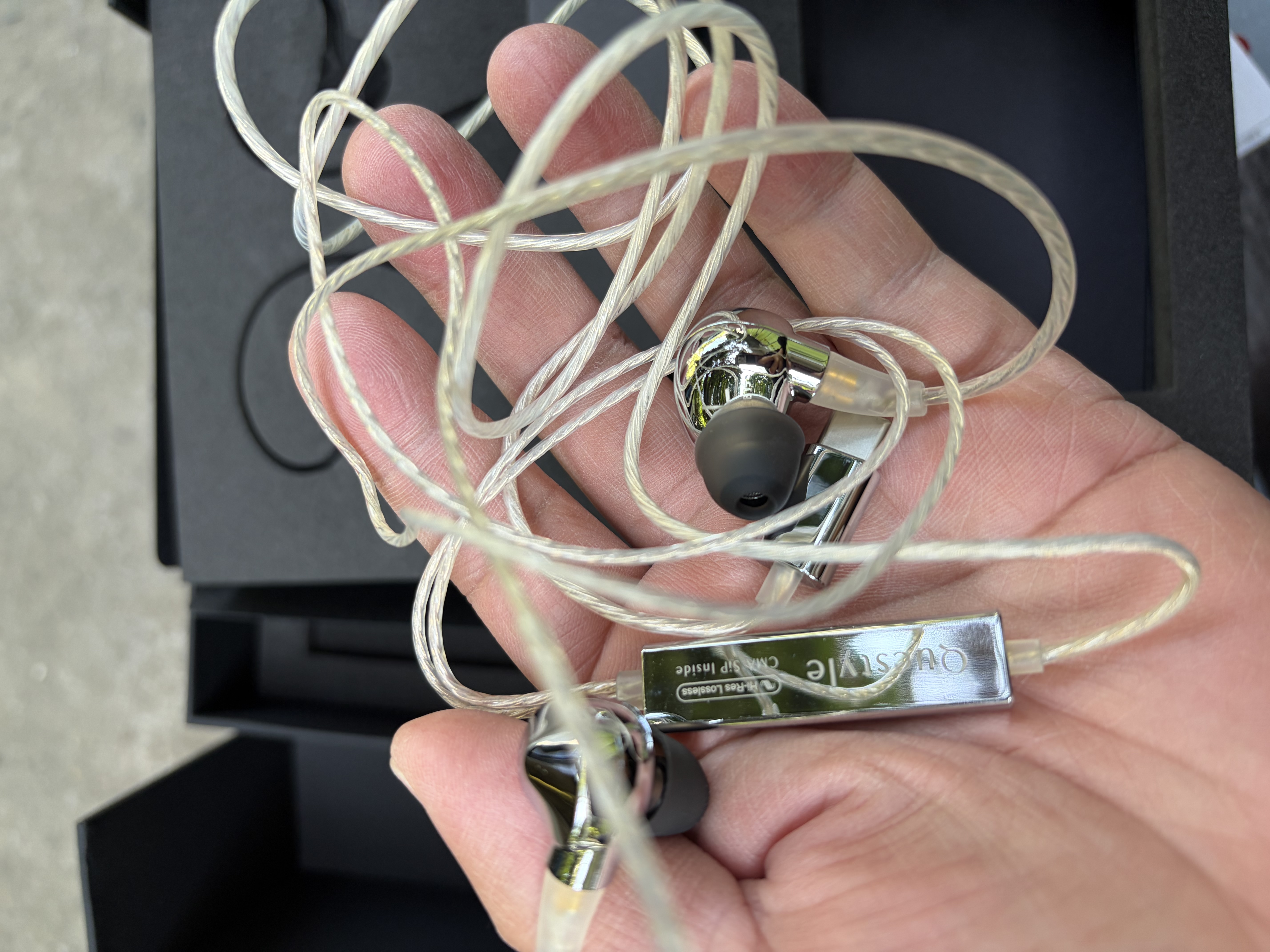 旷世NHB15高保真无损发烧HIFI音乐耳机 192KHz 解码耳放一体 入耳式 苹果手机耳机Type-C 银色 Tpye-C版 实拍图