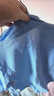 G.duck小黄鸭男童长袖衬衣儿童婴儿小童棉衬衫2026夏季外套宝宝韩版衬衫 挖机衬衫兰 90 cm （建议身高75-85cm） 实拍图