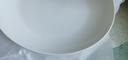 洁雅杰陶瓷盘家用白瓷盘子8英寸中式釉下彩餐盘菜盘汤盘微波炉可用6只装 实拍图