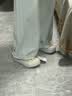 卡骆驰（CROCS）贝雅卡骆班洞洞鞋轻便耐磨一脚蹬休闲鞋女鞋时尚沙滩鞋|205089 冬日白/彩色-1LI 39 (240mm) 实拍图