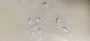 防水牛角挂钩强力粘胶贴透明无痕免打孔 牛角挂钩【8个】 实拍图