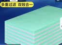 宠物鱼缸过滤棉 专用过滤器白棉高密度加厚净化海绵水族箱工具 鱼缸净水棉-绿色100*12cm*1米2片装 实拍图