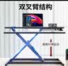 全品屋升降电脑桌升降工作台电脑升降支架台站立式升降办公书桌 气动无级升降-白桌双层94x40cm 【宽敞品质桌面】 实拍图