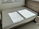 富安娜家纺床垫保护垫 可水洗羊毛床褥可折叠榻榻米防脏褥1.5米床 实拍图