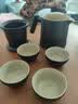 几物森林茶具套装旅行茶具快客杯户外单人便携式功夫茶具陶瓷茶杯送礼6件 实拍图