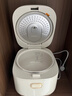 美的（Midea）小碧玉电饭煲2-3人3升0氟陶瓷白玉内胆家用电煮锅煲汤煮粥智能预约多功能一锅多用微压电饭锅RE360 实拍图