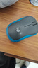 罗技（Logitech）M221轻音鼠标 无线鼠标 办公鼠标 对称鼠标 带无线微型接收器 茱萸粉 实拍图