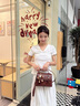 viney【陈妍希同款】牛皮斜挎包包女包单肩包老婆生日520送女朋友礼物 【棕色】母亲节礼物实用送妈妈品牌高级感剑桥包 时尚轻奢通勤百搭休闲手提包 实拍图
