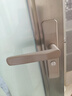 ttooks卫生间门锁浴室门锁卫浴室把手厨房锁厕所门锁110孔距通用卧室锁 沙金色加厚把手（不带锁舌） 实拍图