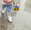 牧萌儿童雨鞋套男女童防水脚套防滑耐磨水鞋学生卡通雨靴 精灵兔 M 实拍图