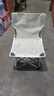 户外装备高品质车载便携亲子户外折叠椅用于露营钓鱼写生 白色中号33（无收纳袋） 实拍图