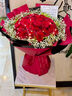 幽客玉品鲜花速递红玫瑰花束表白送女友老婆生日礼物全国同城配送 33朵红玫瑰花束—女王款 实拍图
