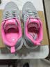 骆驼（CAMEL）网面透气跑步女鞋轻量健步运动鞋子 CD2223L6852 灰/梅红 38 实拍图
