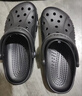CROCS卡骆驰洞洞鞋贝雅洞洞鞋轻便运动鞋耐磨一脚蹬拖鞋休闲鞋|10126 黑色-001 43 (270mm) 实拍图