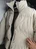 马登工装美式休闲90白鸭绒羽绒服男户外防风外套冬季男士保暖面包服 浅灰色 【立领羽绒服短款/加厚防寒服/男款羽绒服】 M 实拍图