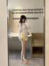 浪莎泳衣女纯欲性感比基尼分体三件套少女防晒遮肚显瘦保守甜美泳装女 实拍图