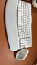 罗技（Logitech）Wave Combo 无线人体工学键鼠套装 垂直鼠标 无线蓝牙鼠标 办公键盘 无线键盘 蓝牙键盘 白色 实拍图