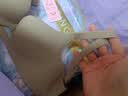 OEING小胸聚拢无钢圈性感内衣女无痕粉底液文胸收副乳防下垂调整型胸罩 粉底液【性感无痕】 M -建议100-115斤 （34/75AB杯）厚1.8cm 实拍图