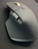 罗技（Logitech）大师系列 MX Master 3S 无线蓝牙鼠标 人体工学 办公 静音鼠标 高端 石墨黑 带无线接收器 实拍图