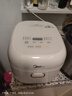 美的（Midea）小碧玉电饭煲2-3人3升0氟陶瓷白玉内胆家用电煮锅煲汤煮粥智能预约多功能一锅多用微压电饭锅RE360 实拍图