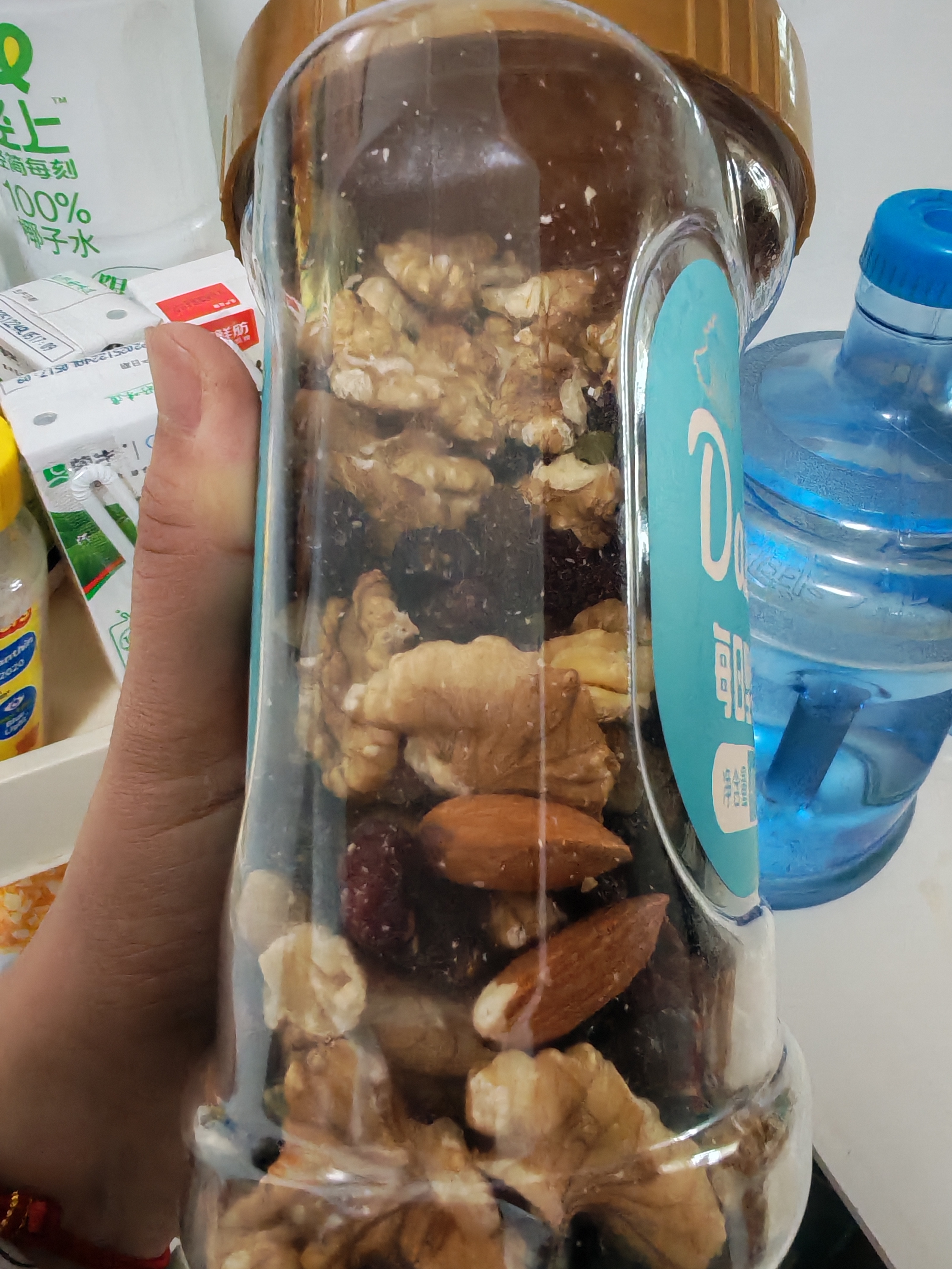 新边界 每日坚果400g综合果仁 酸奶伙伴混合炒货核桃仁腰果仁巴旦木罐装 实拍图