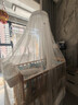 南极人婴儿蚊帐儿童床蚊帐带支架通用宫廷开门式宝宝小孩蚊帐罩升降式 实拍图
