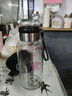 【送杯套】大容量加厚玻璃杯子便携杯茶水分离带杯套泡茶水杯 透明 1000ml吨吨桶 1只装 实拍图